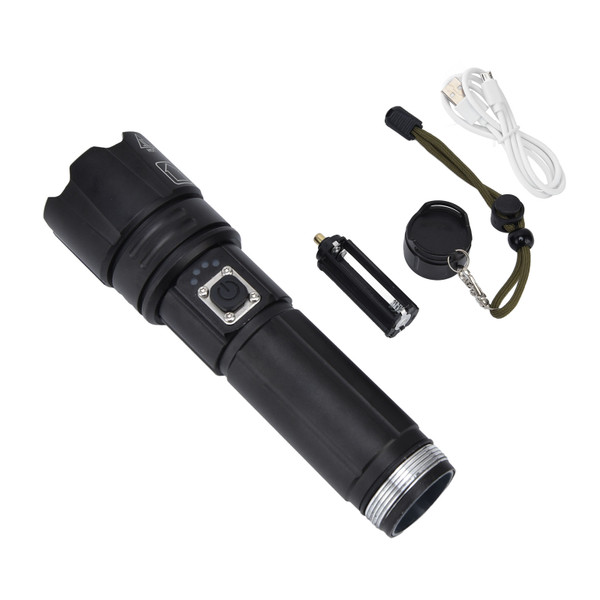 Flashlight P70LED 5000lm White Light Rechargeable Flashlight with 5 Gears for Adventure Hiking Camping Emergency