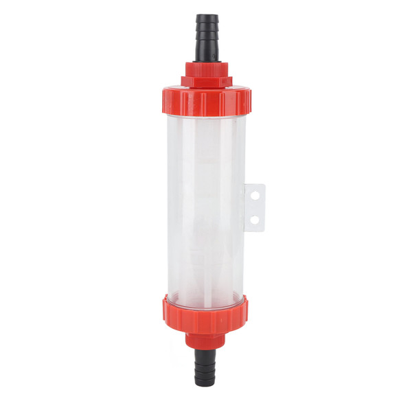 Agricultural in Line Mesh Filter Plastic Nylon High Flow Water Pump Transparent Filter for Garden Irrigation System Pesticide Sprayer Accessories G3/4 19mm/0.7in