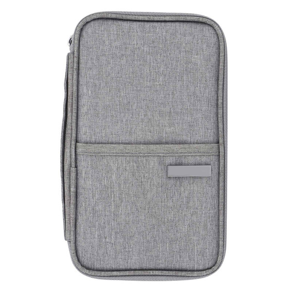 Passport Wallet Waterproof Dustproof Travel Passport Holder Credit Card Organizer HandbagGray S