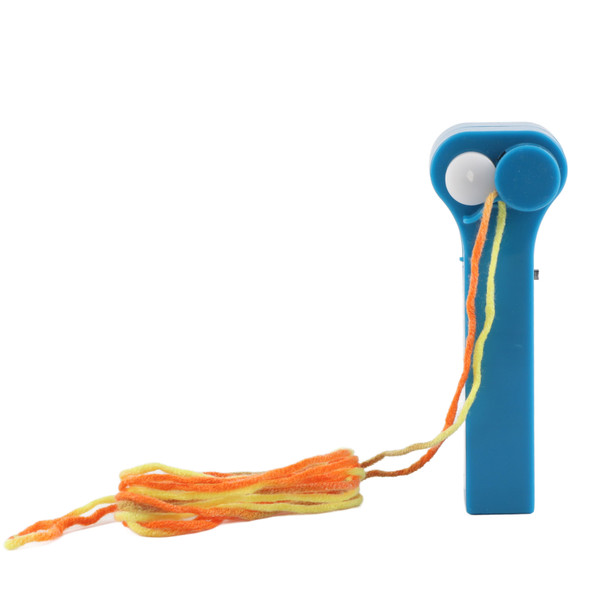 Rope Launcher Propeller Compact Structure Bright Color Electric Rope Launcher Toy for Cats Toys Kids Aldult Outdoor ToysDark Blue