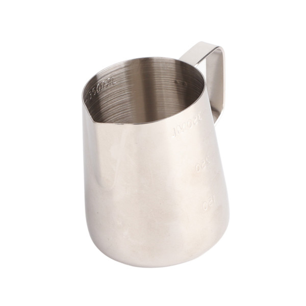 Milk Frothing Pitcher Thickening Stainless Steel Coffee Latte Craft Cup Art Jug with Double Side Scale350ml