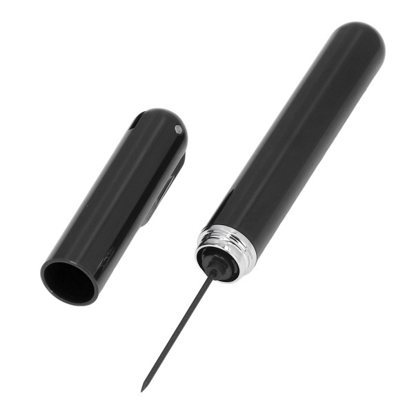 Air Pump Wine Bottle Opener Portable Handheld Needle Tube Pen Shape Stainless Steel Cork Remover for Home PartyBlack
