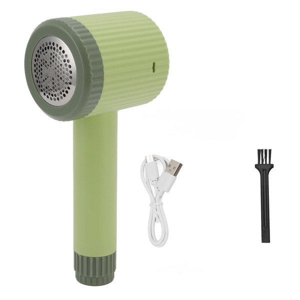 Electric Lint Remover Multifunction 2 in 1 USB Rechargeable Electric Clothes Fuzz Pills Remover for Home Use Matcha Green
