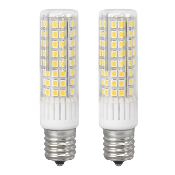 2PCS E17 Microwave Bulb 100LEDs PC E17 100‑240V LED Microwave Oven Stove Bulb for Microwave Table Lamp White Light