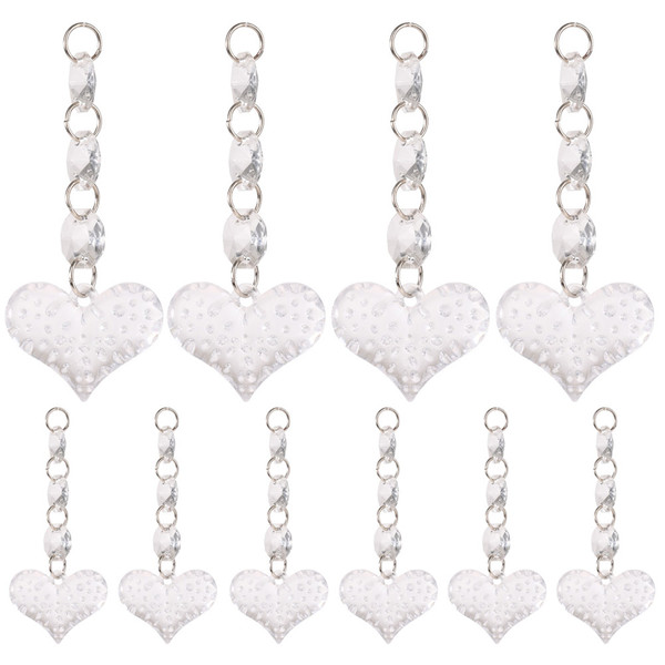 DIY Transparent Acrylic Ball Bead Hanging Pendant Decoration Ornament Accessory (J)