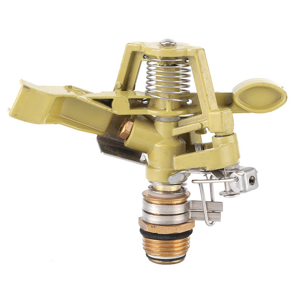 Male Thread G1/2 Zinc Alloy Sprinkler Rotating Sprayer Nozzle For Garden Lawn Irrigation