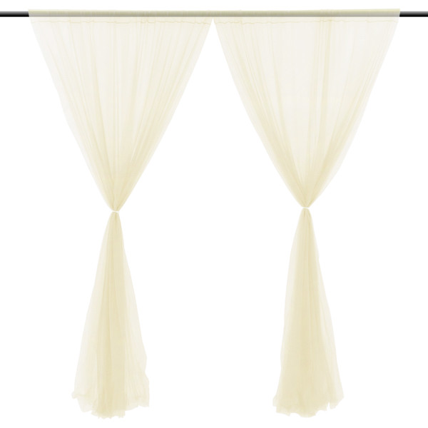 Nylon Gauze Wedding Party Window Screen Decoration Photography Photo Props Translucent Curtains