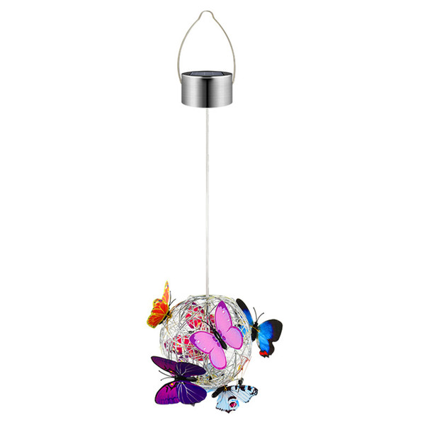 Hanging Solar Powered LED Light Attractive Waterproof Hanging Solar Lantern for Outdoor Hanging Decor