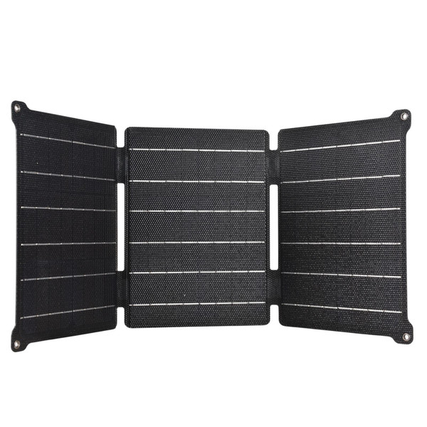 21W ETFE Solar Panel Portable Solar Power Monocrystalline Solar Charger Portable High Efficiency Solar Module with USB Port And DC Port