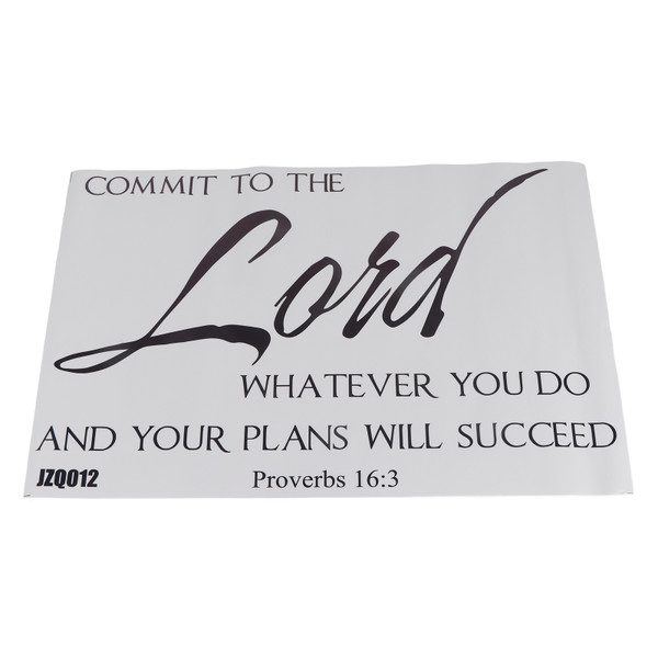 Adhesive Quote Motto Wall Sticker Bedroom Living Room Wall Decal Home Decoration
