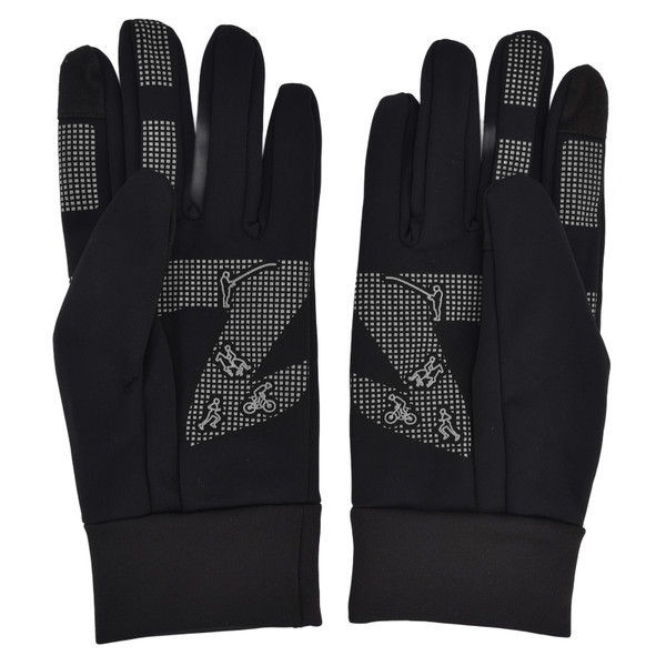 Touch Screen Fishing Gloves Outdoor Waterproof Sports Cycling Warm Gloves for Winter MountaineeringBlack L