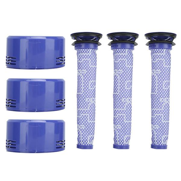 6Pcs Set Pre Filter Post Filter Replacement Accessories Fit for V7 V8 Vacuum Cleaner