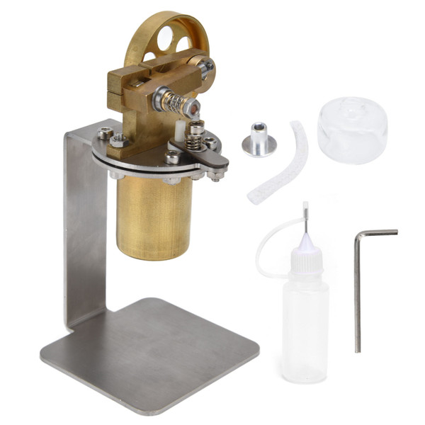 Mini Steam Engine Desktop Mechanical Stirling Engine Model for Physical Science Experiment Education
