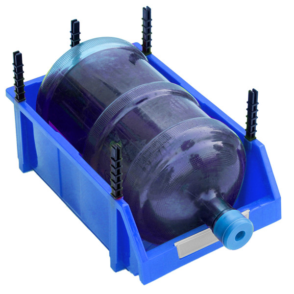 Work Bin HDPE Thicken Combined Type Durable Hanging Stacking Containers for Store Spare Parts Electronic ComponentsBlue 180x120x80 Thickening Type