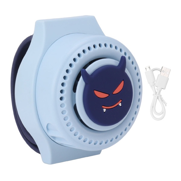 Watch Fan 3 Speed Quiet USB Charging Adjustable Wristband Cartoon Portable Wrist Fan for School Outdoor