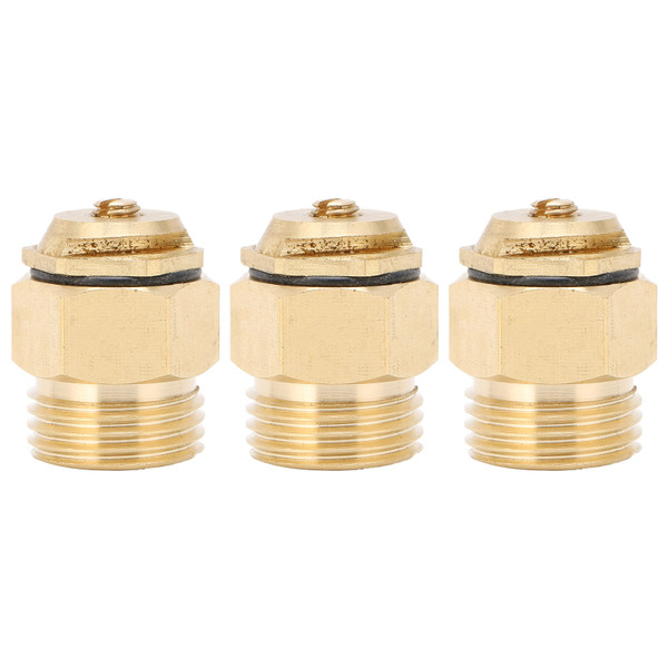 3PCS G1/2 Refraction Sprinkler Nozzle Adjustable Copper Micro Sprinkler Head Garden Irrigation Accessories