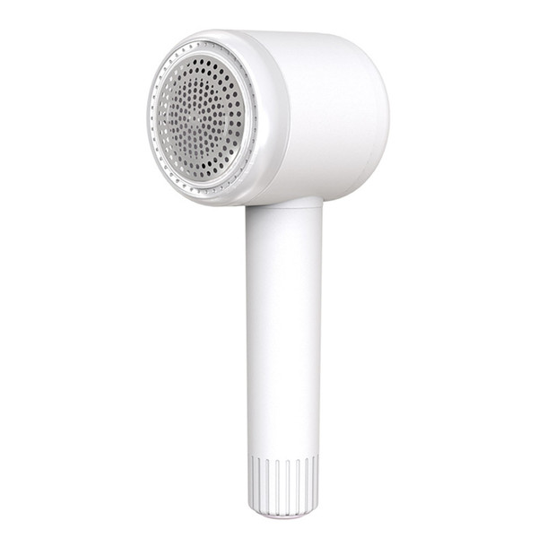 White 6 Blade Fabric Lint Shaver Remover with Lint Roller Rechargeable Clothing Hairball Trimmer
