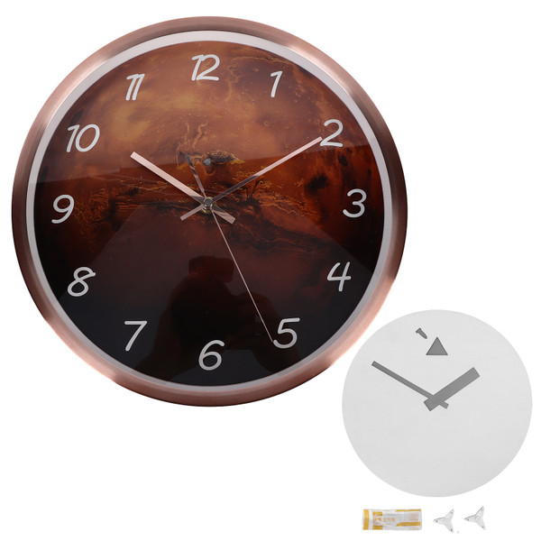 Voice Control Intelligent Induction Wall Clock Large Bold Number LED Night Light Wall Clock