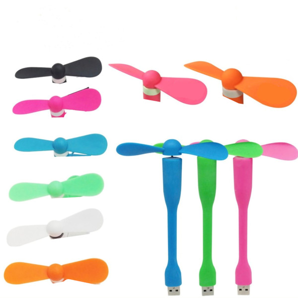 Portable Mobile Phone Fan Silicone Mini Cellphone Handheld Dormitory Fans for TravellingTYPE C Interface