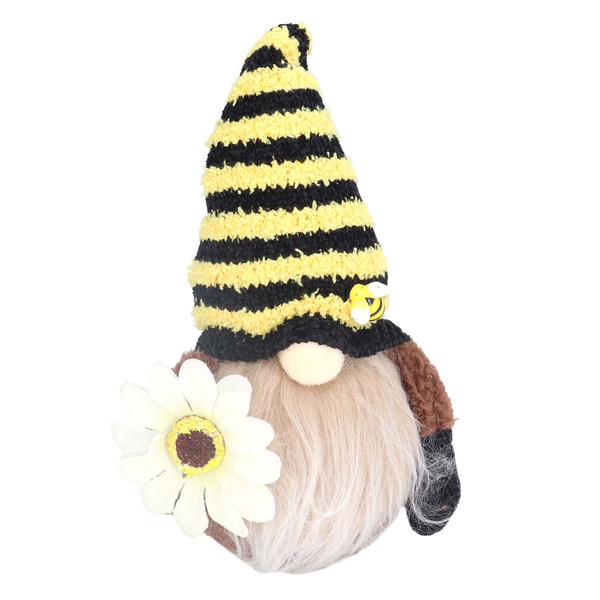Faceless Gnome Doll Cute Beautiful Bee Faceless Dwarf Doll Toy for World Bee Day Home Desktop Decoration Male