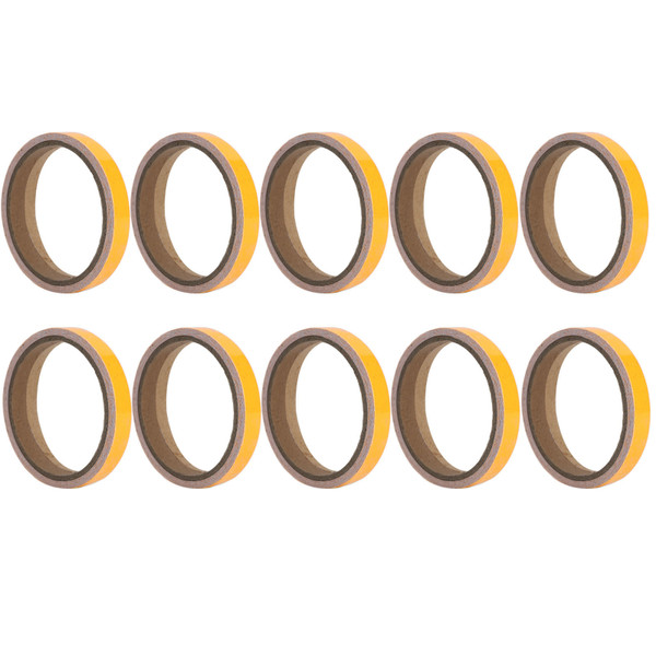 10Pcs Luminous Tape SelfAdhesive Stage Phosphorescent NonSlip Fluorescent Sticker(Orange Yellow 1.2cmx3meter)