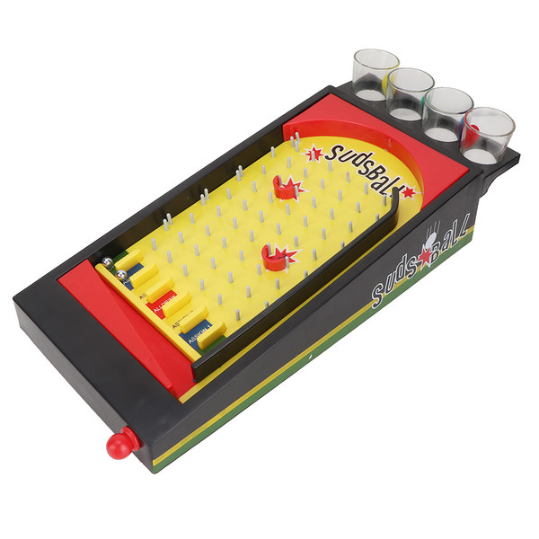 Classical Sudsball Game Drinking Pinball Shot Glass for Bar Party Games Set