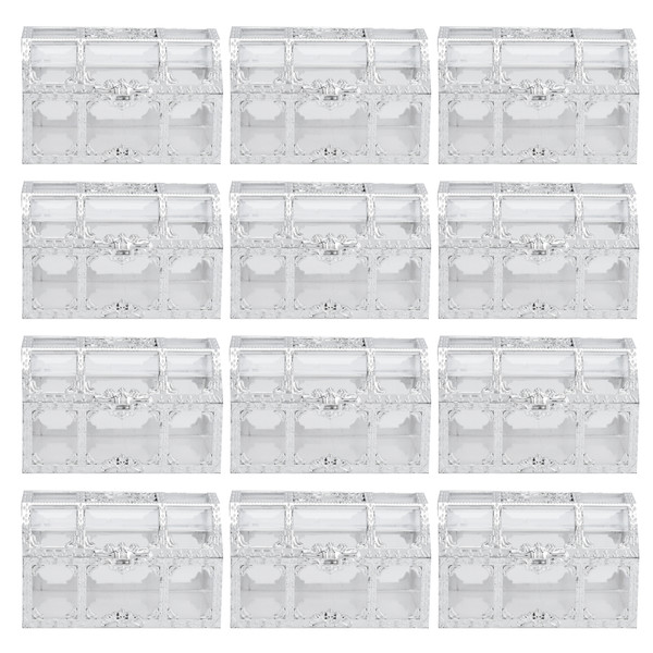 12PCS Hollow Out Candy Box Chocolate Gift Treat Boxes Container Case Wedding Party FavorS Silver