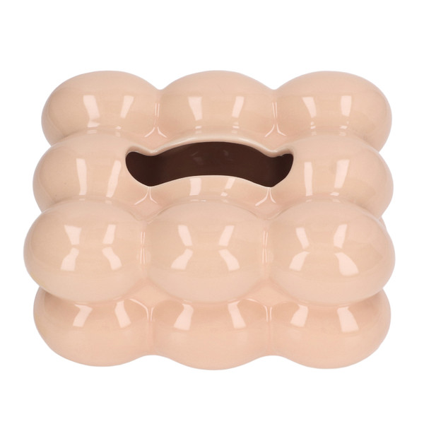 Electroplated Ceramic Tissue Box Case Holder Decorative Elegant Facial Tissue Napkin Dispenser Box Coffee Color
