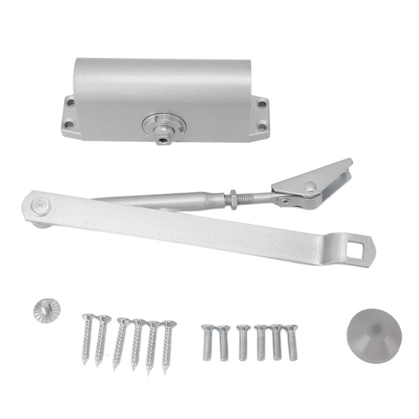 Door Closer Automatic Self Closing Home Residential Commercial Hydraulic Buffer 90 Degree Spring for Fire Prevention