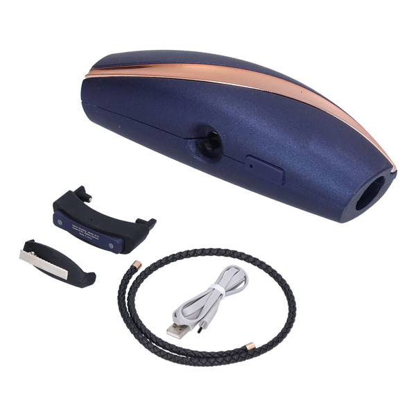 Air Purifier Neck Hanging USB Charging Negative Ion Air Cleaner with Rechargeable Magnetic BaseBlue