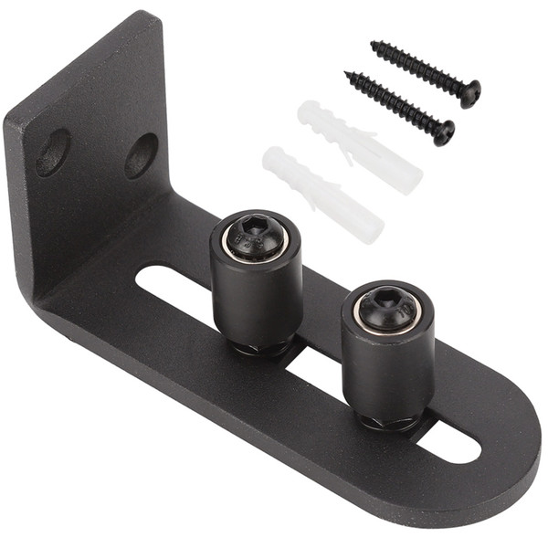 Carbon Steel Adjustable Sliding Floor Guide for Barn Door (Double Roller Bearing #2)