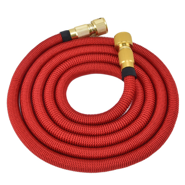 Water Hose Expandable Brass Quick Connector Garden Water Pipe for Watering Car Wash 24.6ft