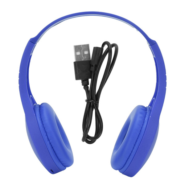 G58 Head Mounted Bluetooth Headset Bluetooth 5.0 Stereo Bluetooth Headset for Sports Use(Blue )