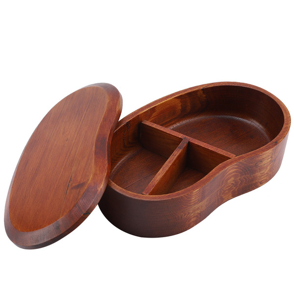 Fir  tree Old Lacquered Pine Fir Lunchbox Environmental Food Container fir lacquer waist shape