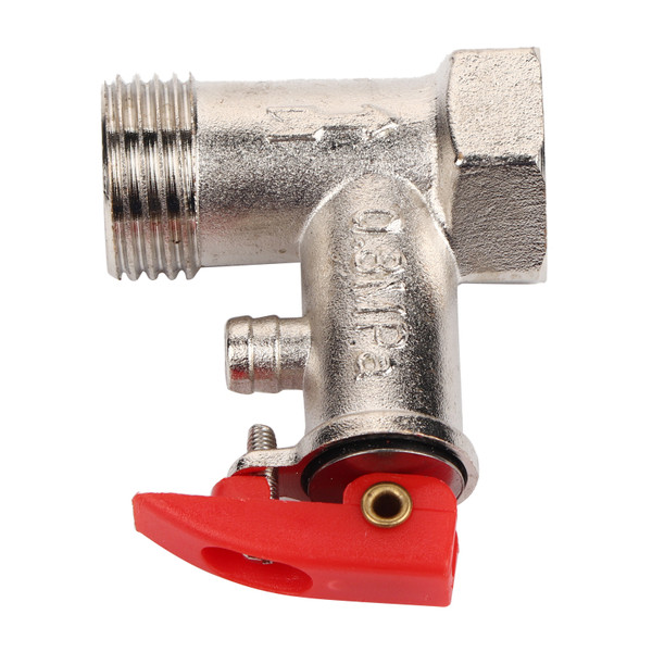 0.8Mpa Durable Brass Pressure Relief Electric Water Heater Kitchen Safety Valve