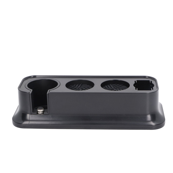 Coffee Tampering Station Universal Washable Anti Slip Coffee Filter Tampering Holder for 51mm 53mm 58mm Portafilters Black