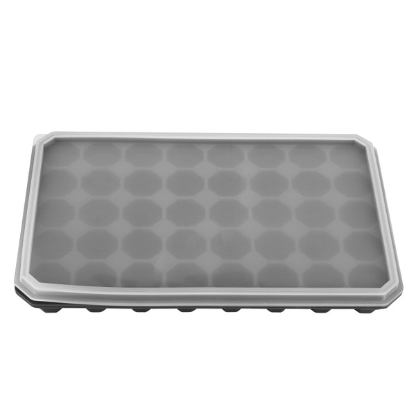 40 Grids Silicone Ice Cubes Tray Mould Mold DIY Ice Maker with Removable Lid Kitchen AccessoriesBlack