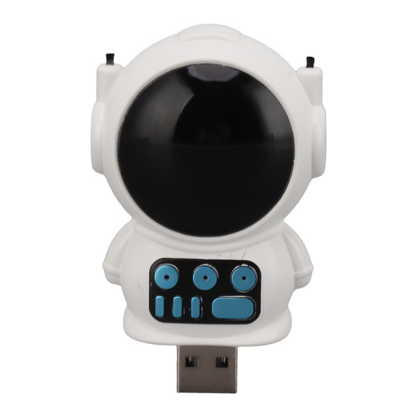 Air Purifier White Spaceman Shape Air Purification Negative Ion Purifier for Car Bedroom Office Desktop