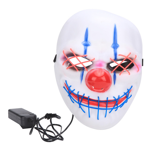 Light Up LED Stitches Mask Costume Halloween Carnivals Party Clubbing Masks