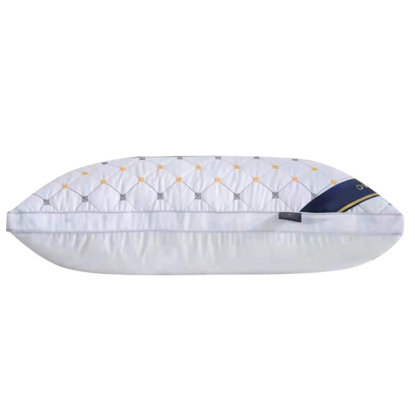 Pillow Washable Single Use Comfortable Cervical Pillow Core for Hotel Home Use Sleeping Classic White 800g / 28.2oz Middle Pillow