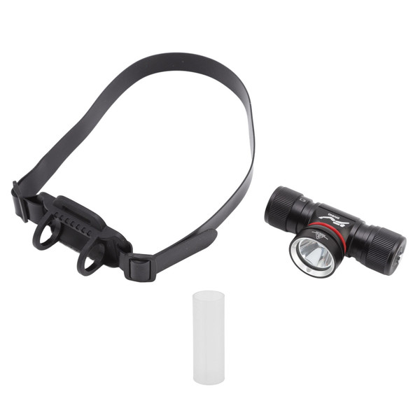 Diving Headlamp Aluminum Alloy IPX68 Waterproof 10W 1000lm 5 Modes Underwater Flashlight for Cave Fish Fork