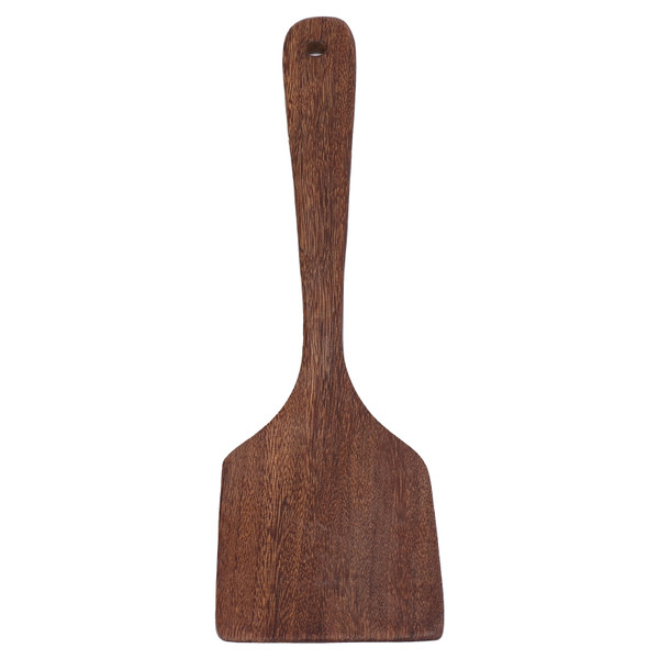 Wooden Spoon Exquisite Textured Lightweight Cooking Spatula with Hanging Hole for Kitchen Cooking Gift30.5cm Long