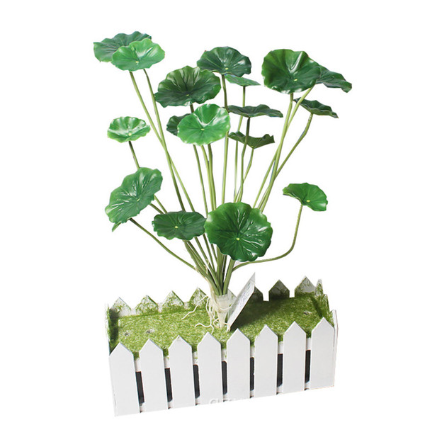Artificial Leaves Lifelike 18 Branches Deformation Proof Decorative Fake Begonia Leaves Plants for Home Garden Porch Window Office