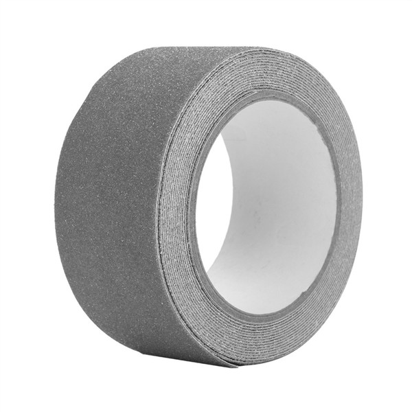 Colorful 5M*5cm PVC NOn Slip Anti Skid Adhesive Tape for Stair Step Floor Safety Decor (Gray)