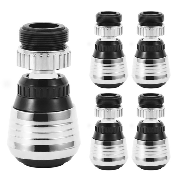 5Pcs 360 Degrees Rotating Faucet Nozzle Filter Bubbler 0.3 Aeration Sprinkler for Kitchen