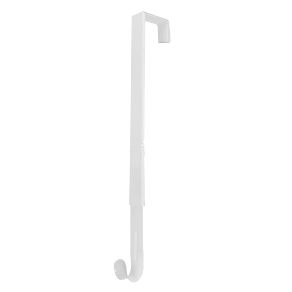Adjustable Wreath Door Hanger Damage Free Wreaths Hanging Over The Door Hooks Iron Door Hanger for Christmas Wreath White