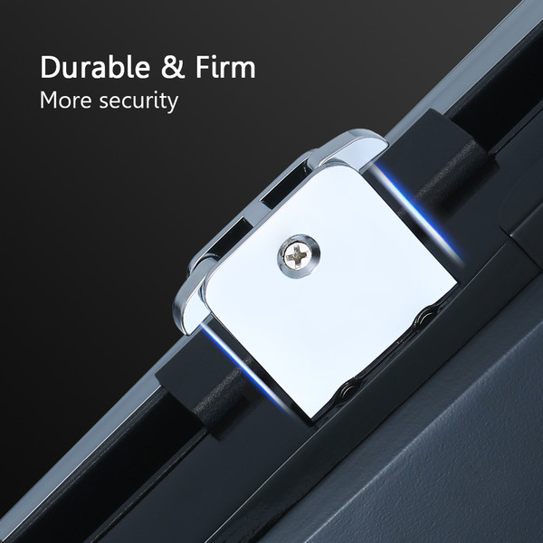 Smart Fingerprint Glass Door Lock 4 Ways to Unlock Intelligent Audio Navigation Remote Control Anti-peep Anti-decode Touchscreen High End for Left & Right
