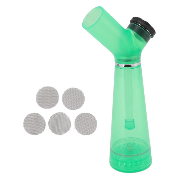 Hookah Pipes Smoking Water Pipes Tobacco Dry Burning Hookah with Tobacco Grinder Green