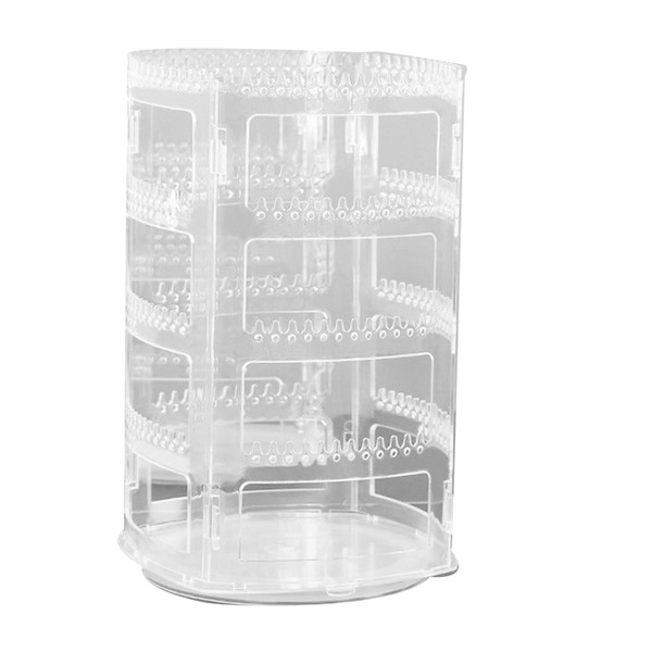 Jewelry Display Rack Plastic Multi Functional Rotating Earring Organizer for Earrings Clip Necklace
