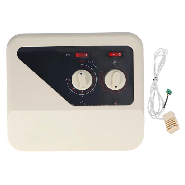 380V Sauna Stove Controller with Probe Wire PP Shell Sauna Accessories for 9 to 15KW Sauna Stove